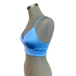Adore Me Kali Contour Sports Bra Blue S Athletic Padded Workout Top NWT