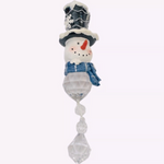 Rare Snowman Teardrop Christmas Ornament Beaded Holiday Tree Decoration