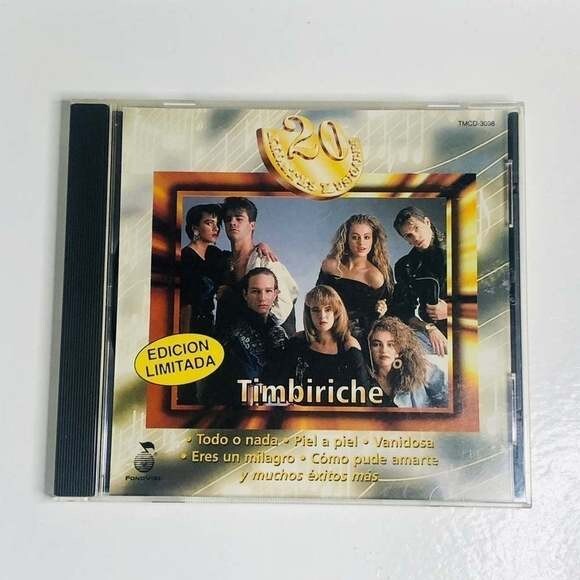Rare! CD Timbiriche ‎– 20 Kilates Musicales