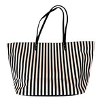 Victoria's Secret Weekend Tote Bag 21"x12"x5.5" Pink Sparkle Stripe Shopper EXC