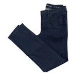 Calvin Klein Womens Dark Blue Curvy Skinny Jeans 8x32 Mid Rise Stretch Denim EXC