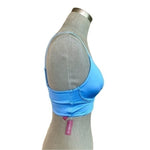 Adore Me Kali Contour Sports Bra Blue S Athletic Padded Workout Top NWT
