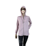 32 Degrees Women's Dust Rose Pink Zip Hoodie Size M Long Sleeve Sweatshirt EXC