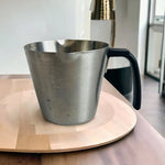Stainless Steel Measuring Jug 2 Cup Barista Milk Pitcher Frothing 5.5"x4.25" VG