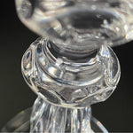 Vintage GORHAM Viscount 24% Clear Crystal Tulip Candle Holder 7.25"