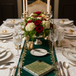 Design Design "Engraved" Green Luncheon Napkins 20 Count Damask NIP Elegant