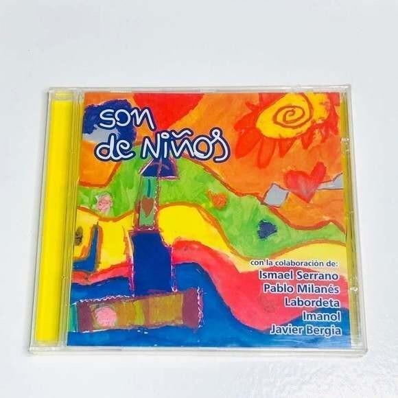Rare! CD Ismael Serrano, Pablo Milanes, Labordeta, Javier Bergia - Son De Ninos
