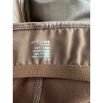 Offline by Aerie Real Luxe Brown PU Leather Jumpsuit S/M Sleeveless NWT