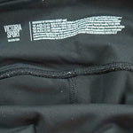 Victoria's Secret Knockout Capri Leggings M Black Compression Womens Activewear