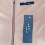 ARK & CO Rose Gold Sequin Bodycon Dress Size 4 Open Back Short Sleeve NWT