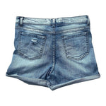 Boston Proper Women's Light Blue Distressed Cutoff Denim Shorts 8 High Waist EXC