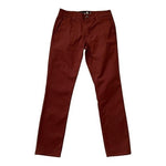 RSQ Seattle Burgundy Red Cotton Spandex Skinny Tapered Flat Front Chino Pants 31