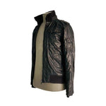 Springfield UP Men's Black Zip Front Blazer Jacket S Windbreaker VG
