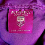 Queensland Maroons NRL Rugby League Dri-Fit Purple Polyester Jersey Mens Sz XL