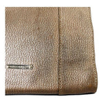 Rebecca Minkoff Metallic Gold Leather Crossbody Bag Small Shoulder Tote Bag Good