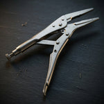 Vintage Long Nose Locking Pliers Vise Grip Style Adjustable Mechanic Tool VG