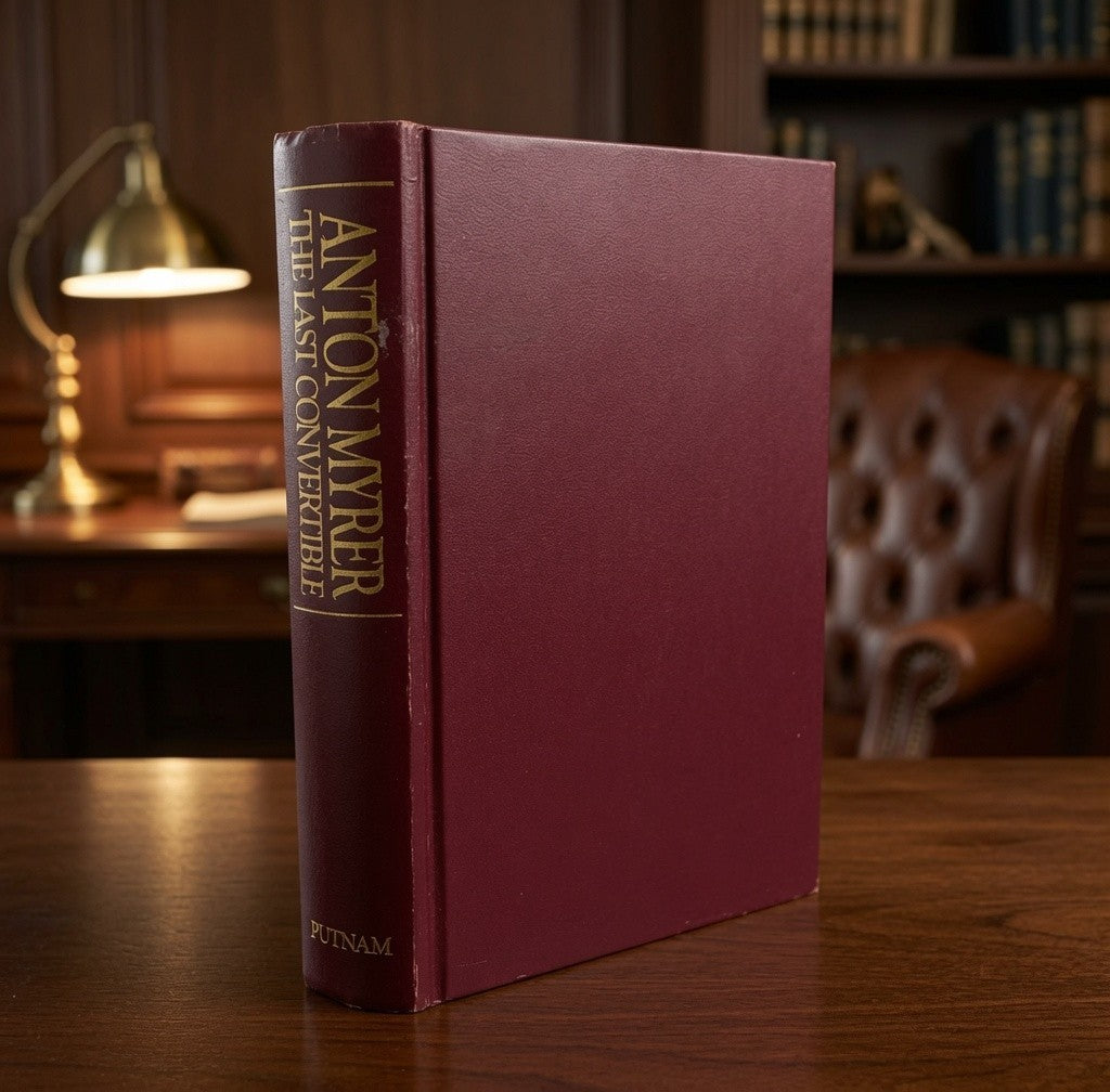 The Last Convertible Anton Myrer 1978 Putnam Hardcover First Edition G+