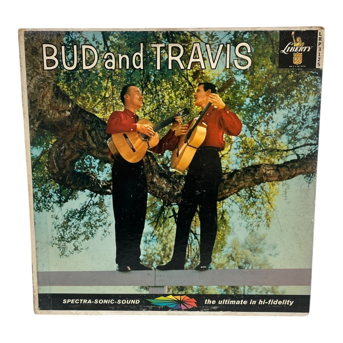 Bud And Travis Self-Titled 1959 Liberty Records Folk Country LP Mono