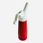 Vintage ISI Whipper Cream Dispenser 0.5L Aluminum Red Austria Dessert Foam Maker