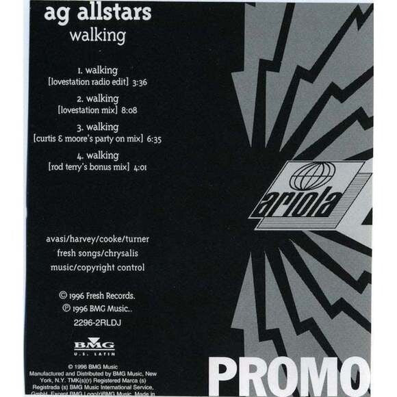 CD A.G. Allstars - Walking