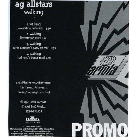 CD A.G. Allstars - Walking