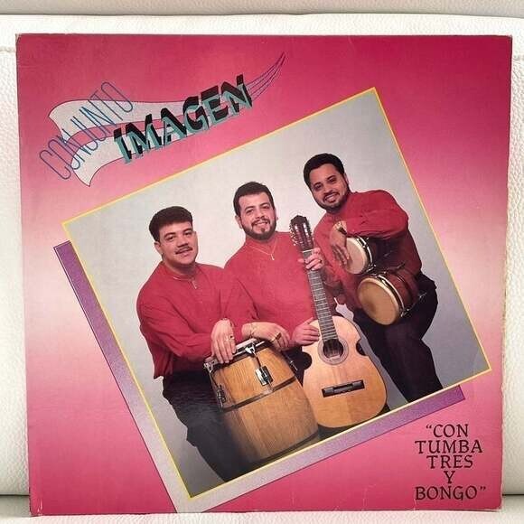 LP Conjunto Imagen -Con Tumba, Tres Y Bongo Vinyl Record