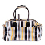 MIIN Striped Pet Carrier Bag Soft Sided Dog Cat Travel Tote Crate Style NWOT