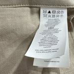 Michael Kors Linen Viscose Cropped Wide Leg Capri Pants Tan Dune Size 6P NWT