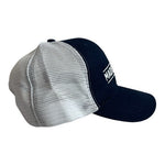 MADE HERE Uncle Sam Blue White Cotton Twill Mesh Back Snapback Trucker Baseball
