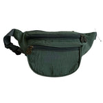 Everest Vintage Green Nylon Fanny Pack Waist Bag Hip Belt Bag Adjustable Strap