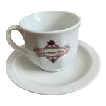 Coffee House 25th Anniversary Cup Saucer Set Japanese Souvenir Japan Import NIB