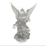 Vintage Clear Acrylic Heavenly Angel Figurine 5.75" Christmas Ornament VG