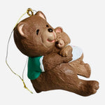 Vintage 1997 Hallmark I Love Grandma Ornament Teddy Bear Figurine Christmas Deco