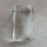 3D Laser Etched Crystal Glass Ballerina Paperweight Dancing Ballet Figurine Box
