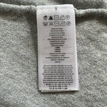 MICHAEL KORS Womens Poncho S/M Light Gray Birdie Sweater Knit Cape Fringe Design