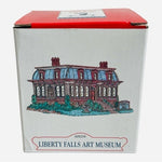 NIB Vintage Liberty Falls House Figurine LIBERTY FALLS ART MUSEUM Collectible