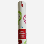 Holiday Wrappings Foiled Gift Wrap Ornaments Design 40 Sq Ft Roll NIP