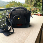 Logic Camcorder Kit Bag Black Compact Camera Case Travel Padded 8x4x7 Excellent