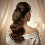 Long Wavy Wrap Around Ponytail Hair Extension 22" Chestnut Brown Never Used