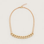 NIB 18K Gold-Filled Cuban Link Chain Necklace Large Statement Jewelry