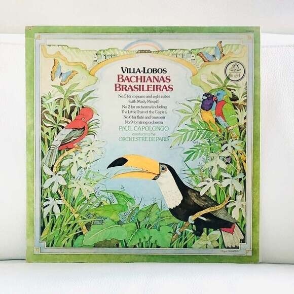 LP Villa-Lobos / Paul Capolongo, Orchestre De Paris ‎– Bachianas Brasileiras