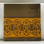 LP Various -Testimonio Musical de Mexico Vinyl Record