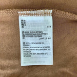 BAR III Brown Rayon Spandex Stretch Short Sleeve Body-Con Bodysuit Womens Sz M