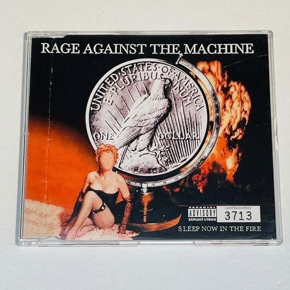 CD Rage Against The Machine - Sleep Now In The Fire CD Single VG Epic 669136 2
