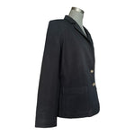 Tommy Hilfiger Women’s Black Tailored Career Blazer Single Breasted Size 16 NWOT