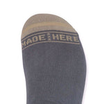 2 Pair NWT MADE HERE Pilot Ankle Grey Cotton Unisex Socks Sz L/XL Made in USA
