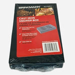 Brinkmann Cast Iron Smoker Box 8x5" Grill Accessory Wood Chips BBQ NWT