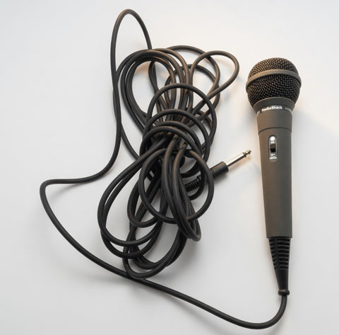 Radio Shack 33-3018 Dynamic Microphone 500 Ohm Wired On/Off Switch VG