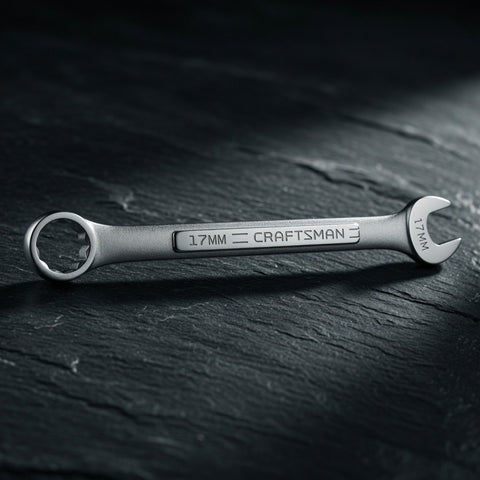 Vintage Craftsman 17mm Combination Wrench Forged in USA 42929 12-Point 8.75" VG