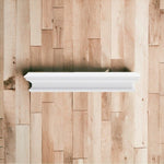 White Floating Wall Shelf Modern Wood 24x5 Decorative Display Storage Shelf NIB